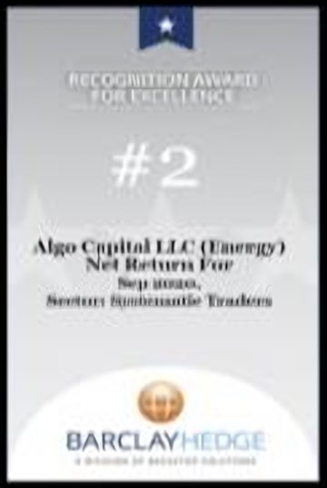 #2 · Algo Capital LLC (Energy) · Systematic Traders · September 2020 · Ranked by net return for the month