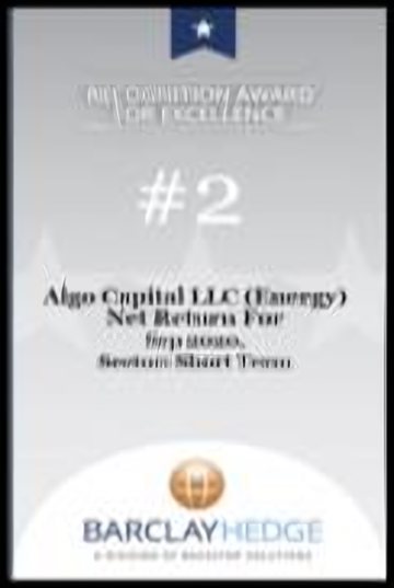 #2 · Algo Capital LLC (Energy) · Short Term · September 2020 · Ranked by net return for the month
