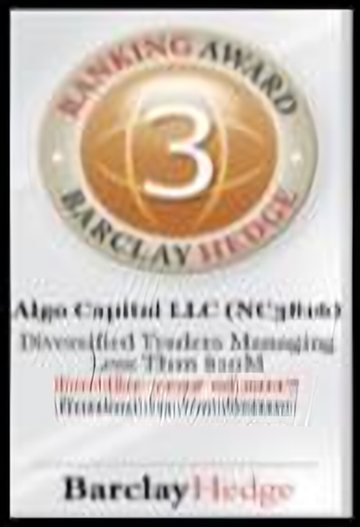 #3 · Algo Capital LLC (NC3816) · Diversified Traders Managing Less Than $10M · Year 2017, ranked by net return