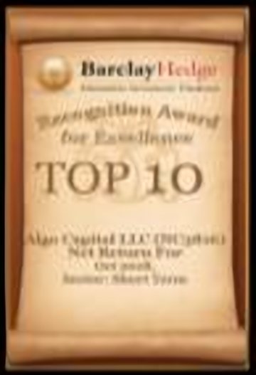 Top 10 · Algo Capital LLC (NC3816) · Short Term · October 2018 · Ranked by net return for the month
