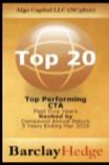 Top 20 · Algo Capital LLC (NC3816) · Top Performing CTA · Past 5 years to March 2018, compound annual return